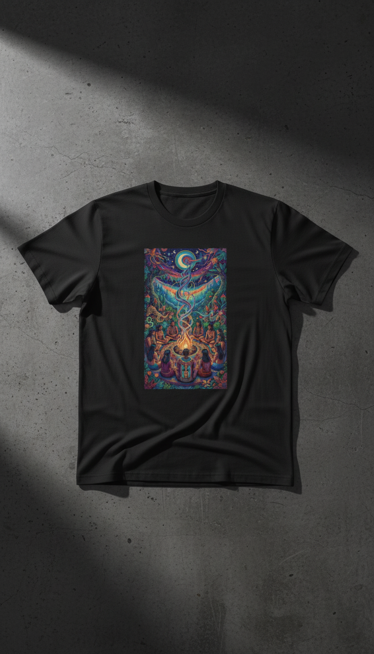 Camiseta Ceremonia, vista plana