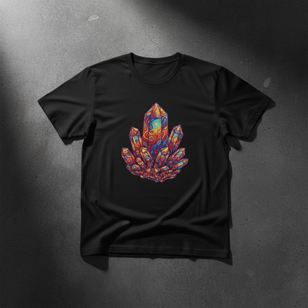 Camiseta Cuarzo, vista plana
